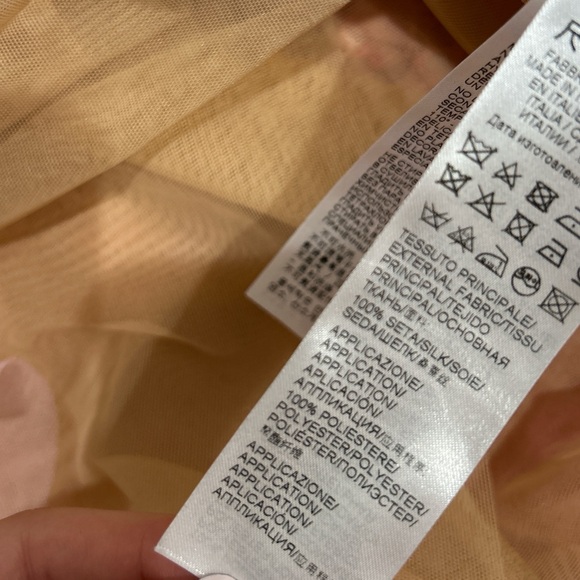 Ermanno Scervino ss24 Spring 2024 pink flower applique strapless corset dress - Picture 11 of 12